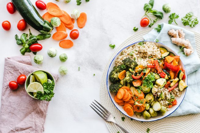 Alimentação colorida e natural é saudável