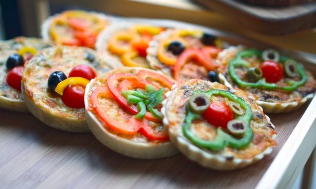 receita de mini pizza