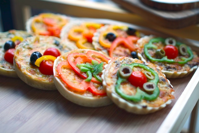 receita de mini pizza