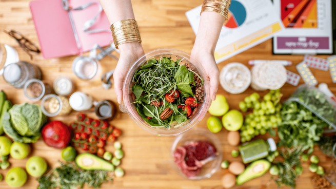 As dietas vegetarianas podem ser variadas e com diferentes alimentos.