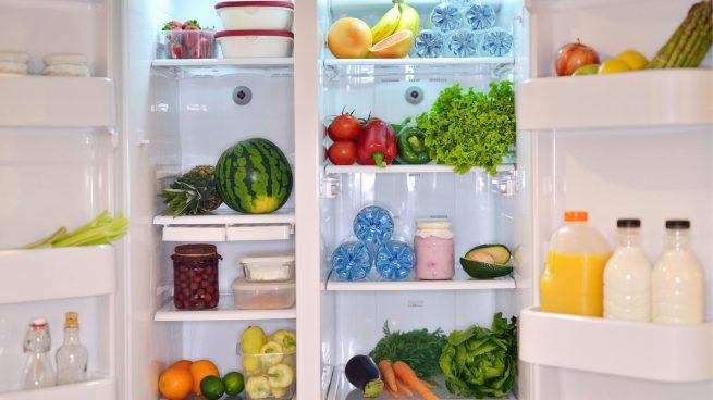 Categorize os alimentos em sua geladeira.