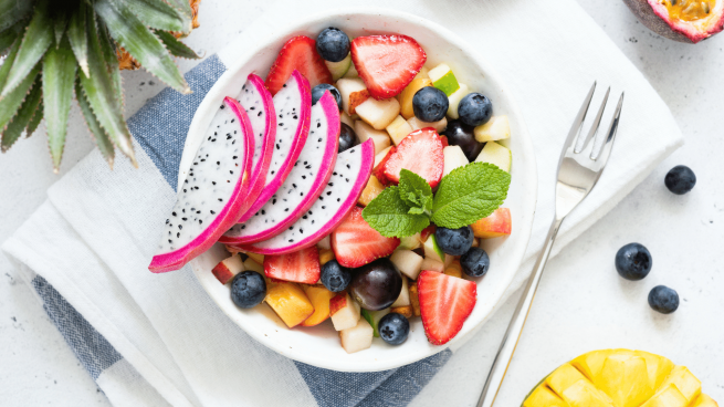 Salada de frutas para a sua sobremesa.